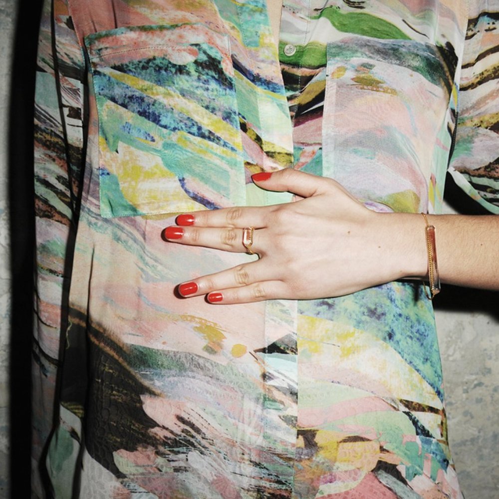 H&M colorful sheer blouse - Picture 2 of 6